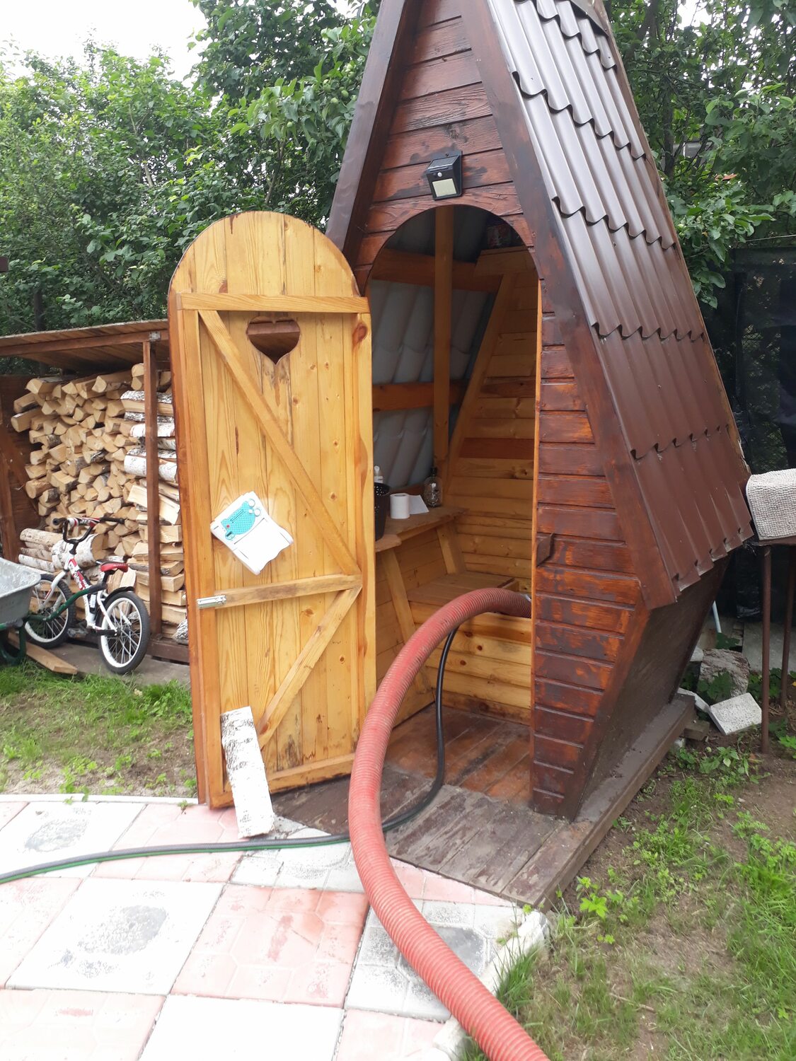 Откачка дачных туалетов, шланг-рукав до 70 метров 